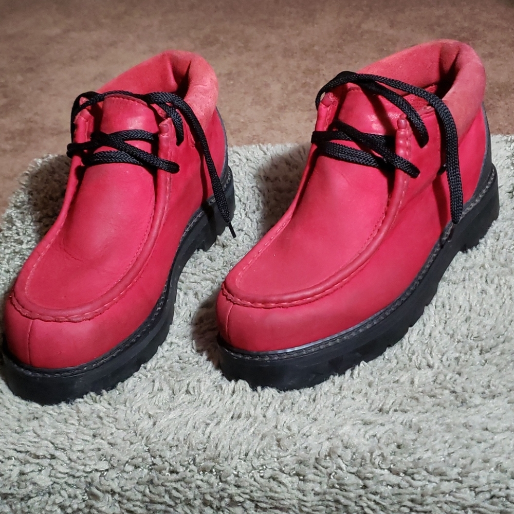 Red boots